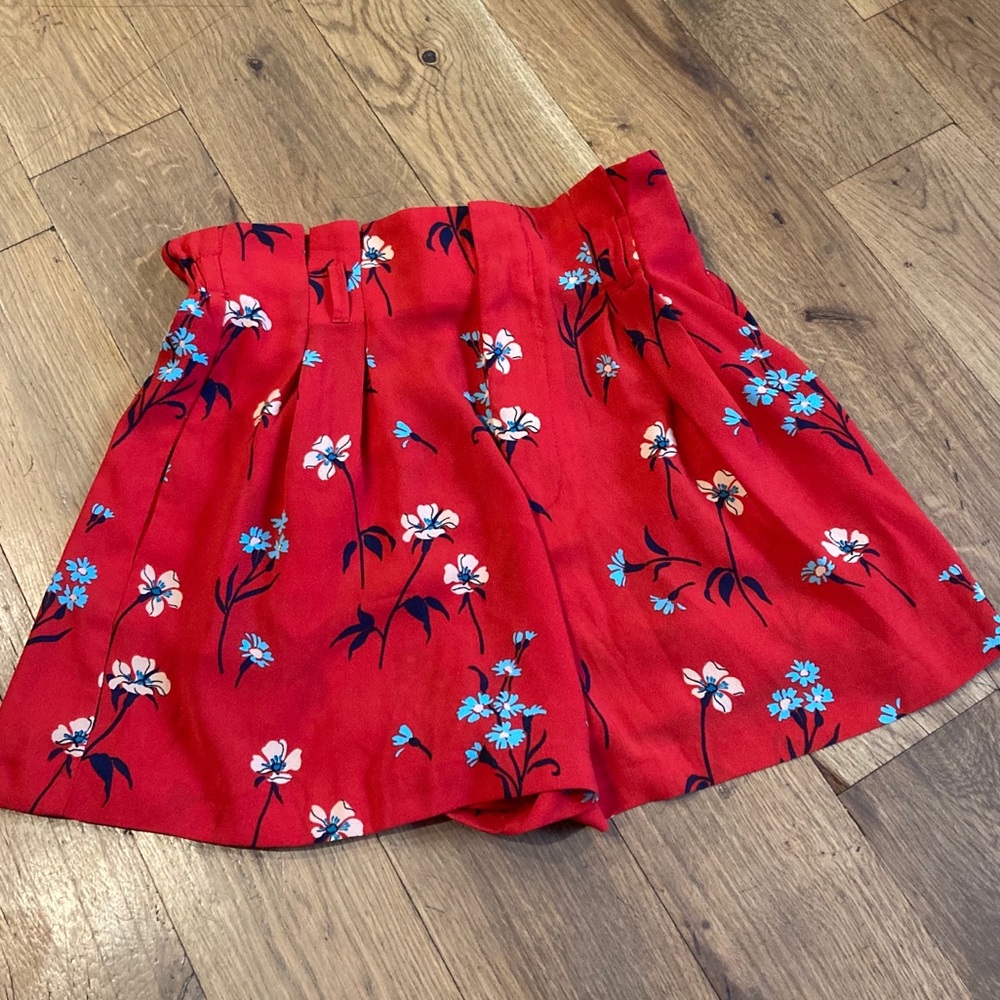 Zara High-Wasted Flowy Shorts